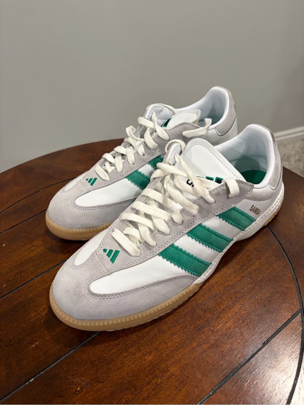 Adidas Samba OG Samba Millenium White Green Gum Leather Sneakers Men’s Size 10